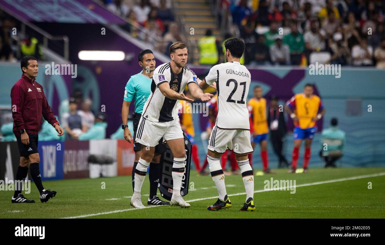 Doha Qatar 1st Dec 2022 Niclas Füllkrug Deutschland Ilkay