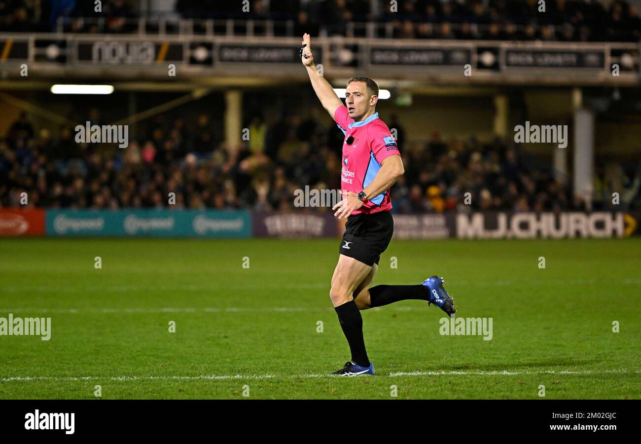 Bath, United Kingdom. 02nd Dec, 2022. Premiership Rugby. Bath V