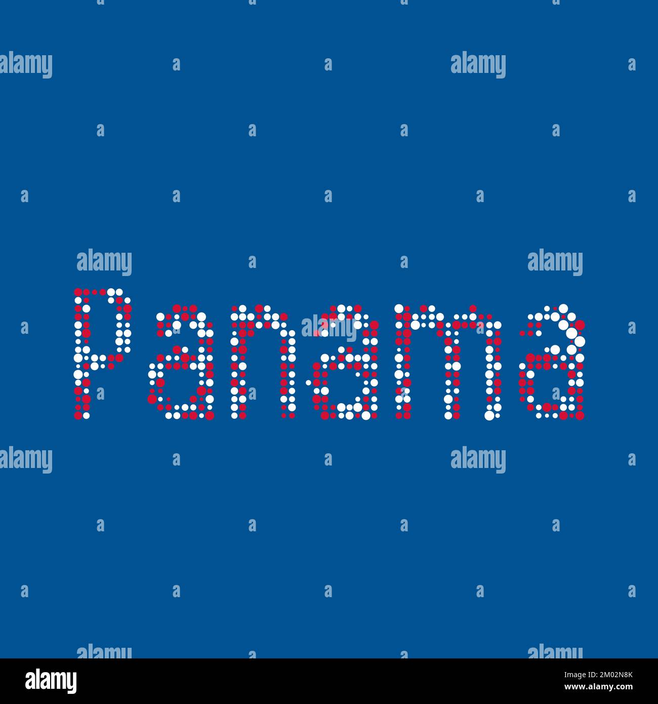 Panama Map Silhouette Pixelated generative pattern illustration Stock ...