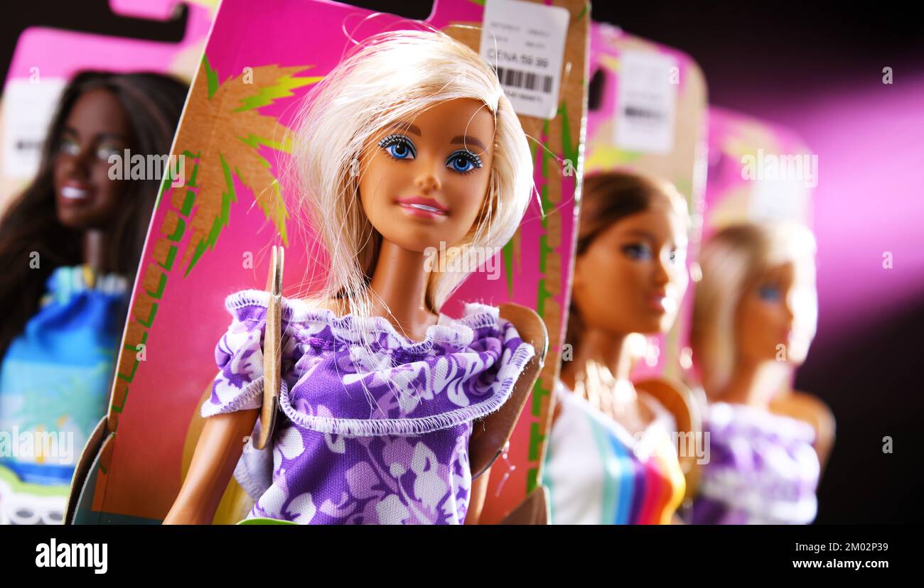 Kid play barbie hi-res stock photography and images - Alamy