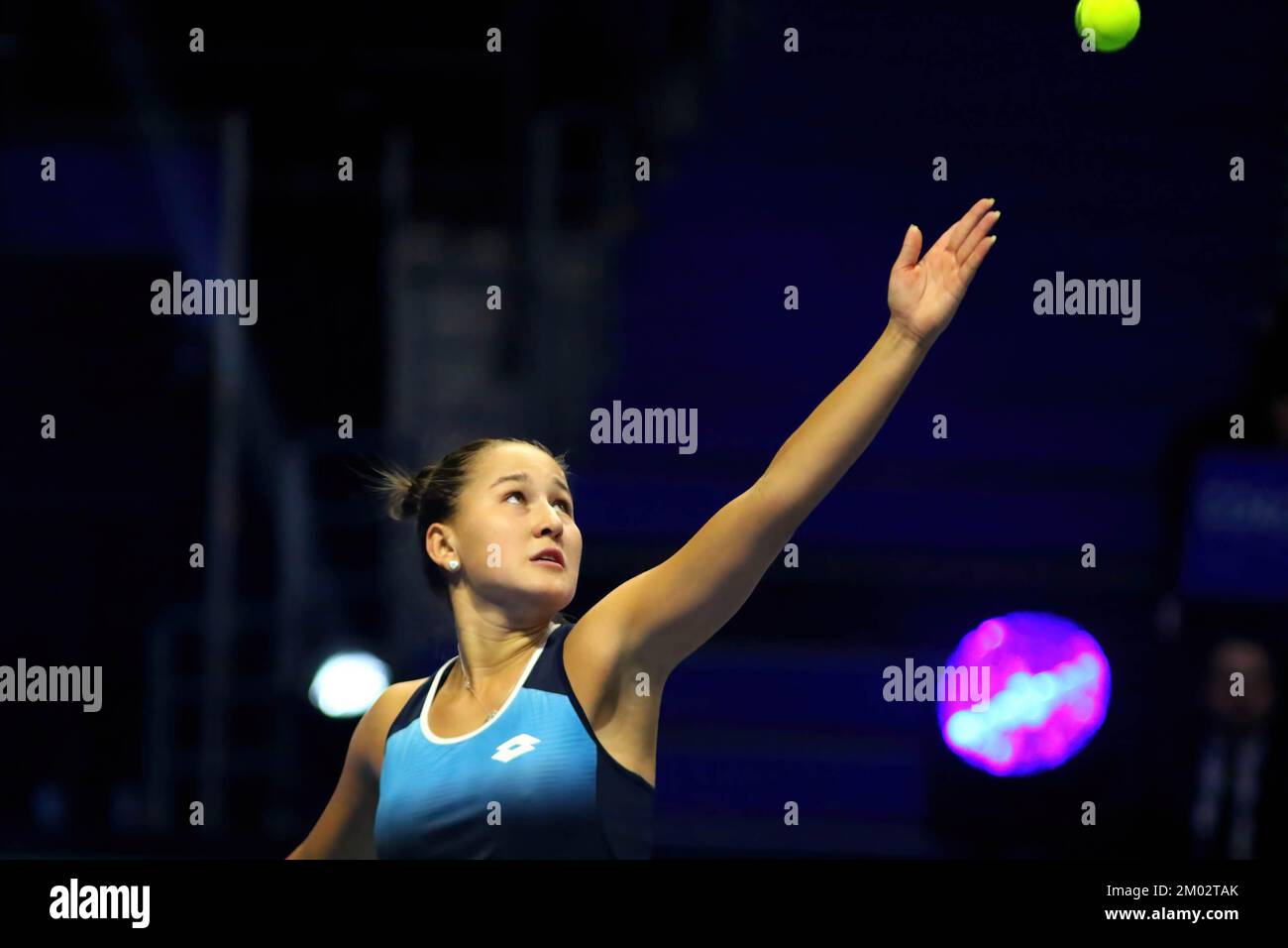 Kamilla Rakhimova of Russian Federation plays against Yulia Putintseva ...