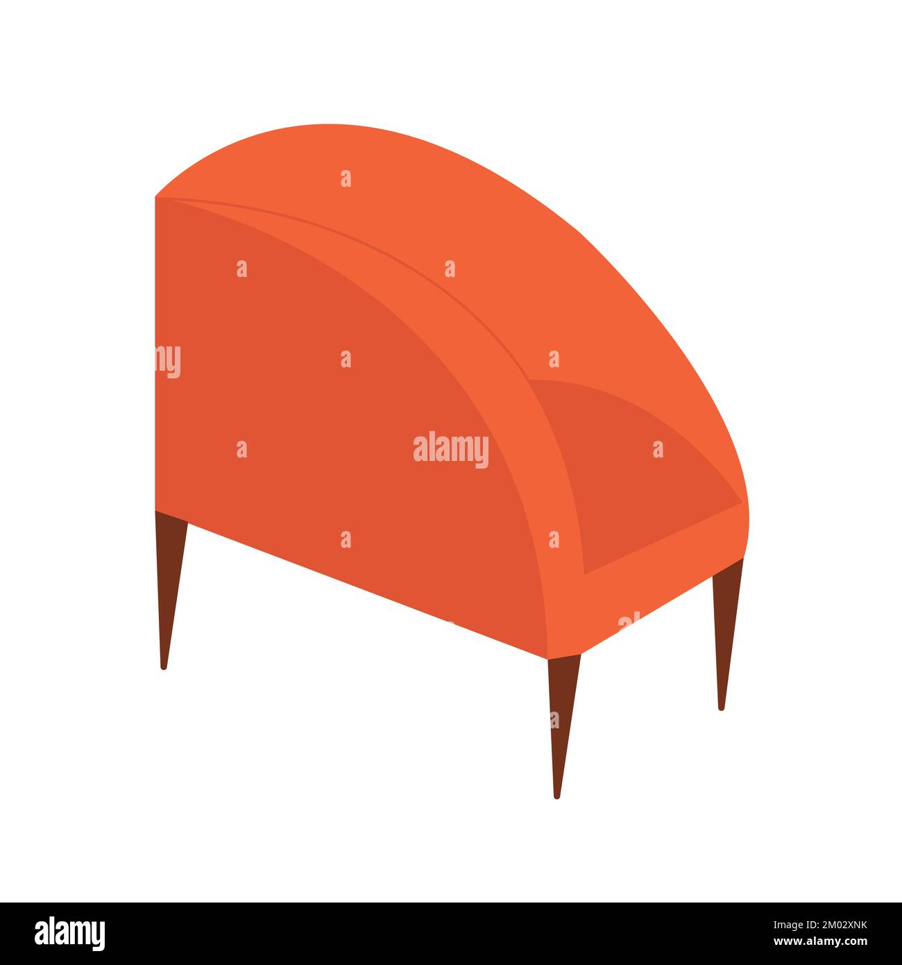 Flat style armchair vector illustration Stock Vector Image & Art - Alamy