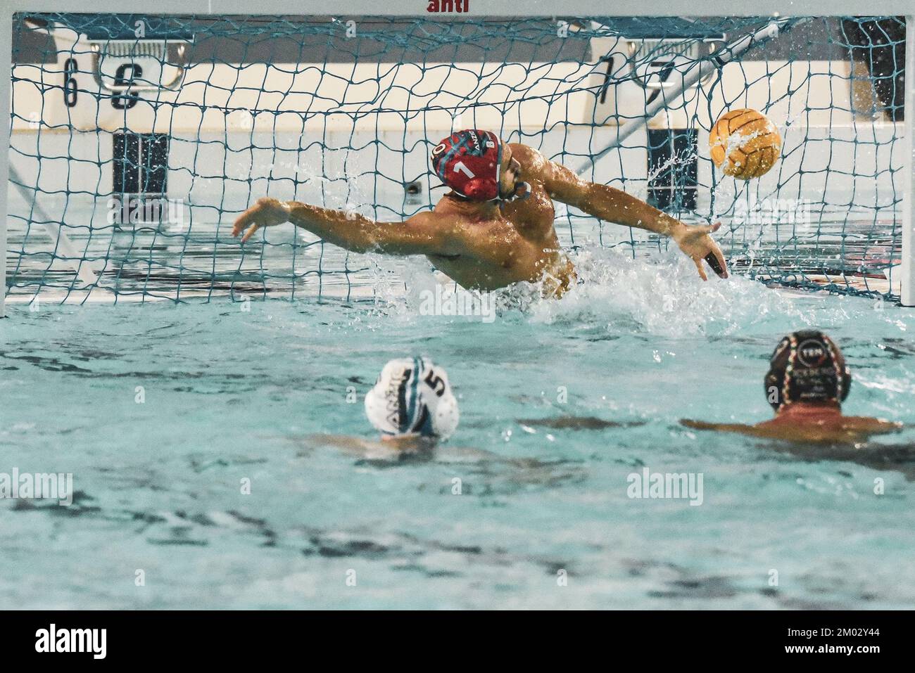 Anzio, Italy. 03rd Dec, 2022. Santini(Waterpolis Anzio) during Anzio Waterpolis vs Pro Recco, Waterpolo Italian Serie A match in Anzio, Italy, December 03 2022 Credit: Independent Photo Agency/Alamy Live News Stock Photo