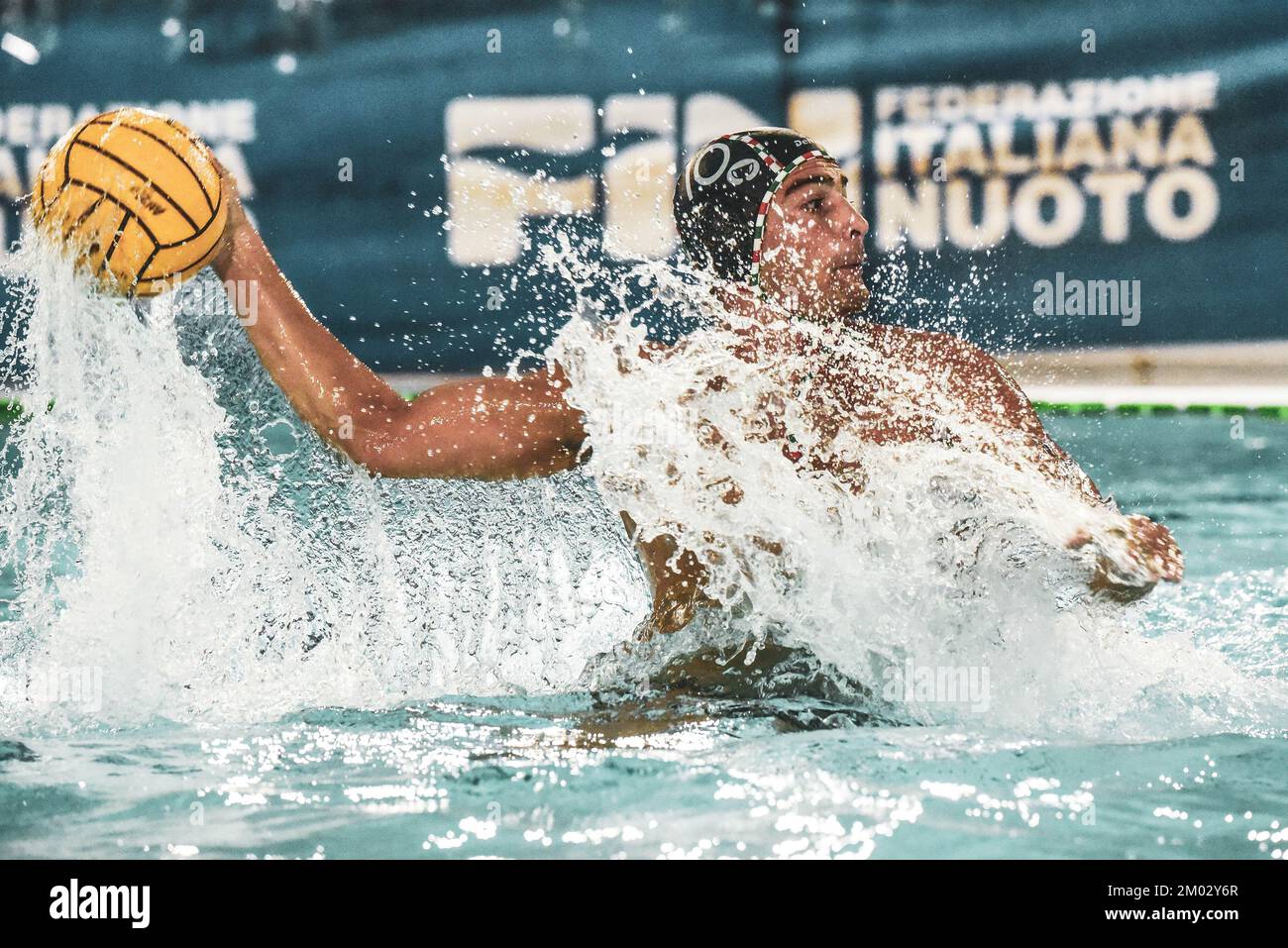 Anzio, Italy. 03rd Dec, 2022. Velotto(Pro Recco) during Anzio Waterpolis vs Pro Recco, Waterpolo Italian Serie A match in Anzio, Italy, December 03 2022 Credit: Independent Photo Agency/Alamy Live News Stock Photo