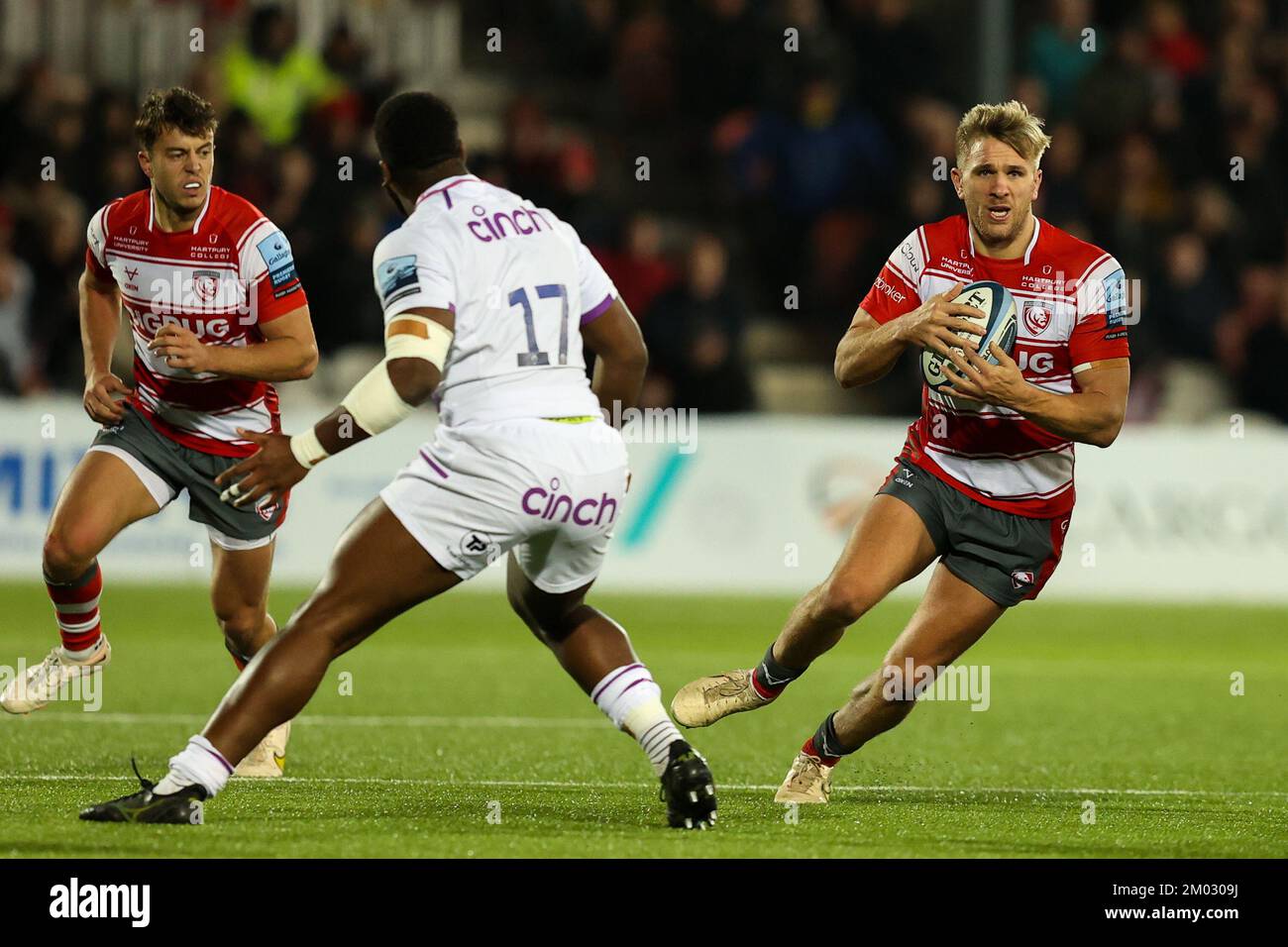 Gloucester, UK. 03rd Dec, 2022. Chris Harris of Gloucester Rugby in action during the Gallagher Premiership match Gloucester Rugby vs Northampton Saints at Kingsholm Stadium, Gloucester, United Kingdom, 3rd December 2022 (Photo by Nick Browning/News Images) in Gloucester, United Kingdom on 12/3/2022. (Photo by Nick Browning/News Images/Sipa USA) Credit: Sipa USA/Alamy Live News Stock Photo