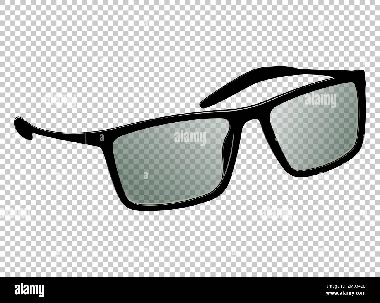 sun glasses vector illustration realistic5 Stock Vector