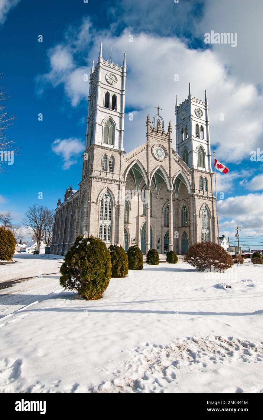 Sainte-Anne-de-la-Pérade Church in Sainte-Anne-de-la-Pérade, Quebec, Canada Stock Photo