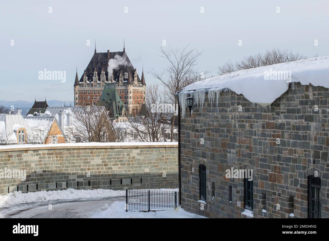 Citadelle of Quebec in Quebec City Stock Photo