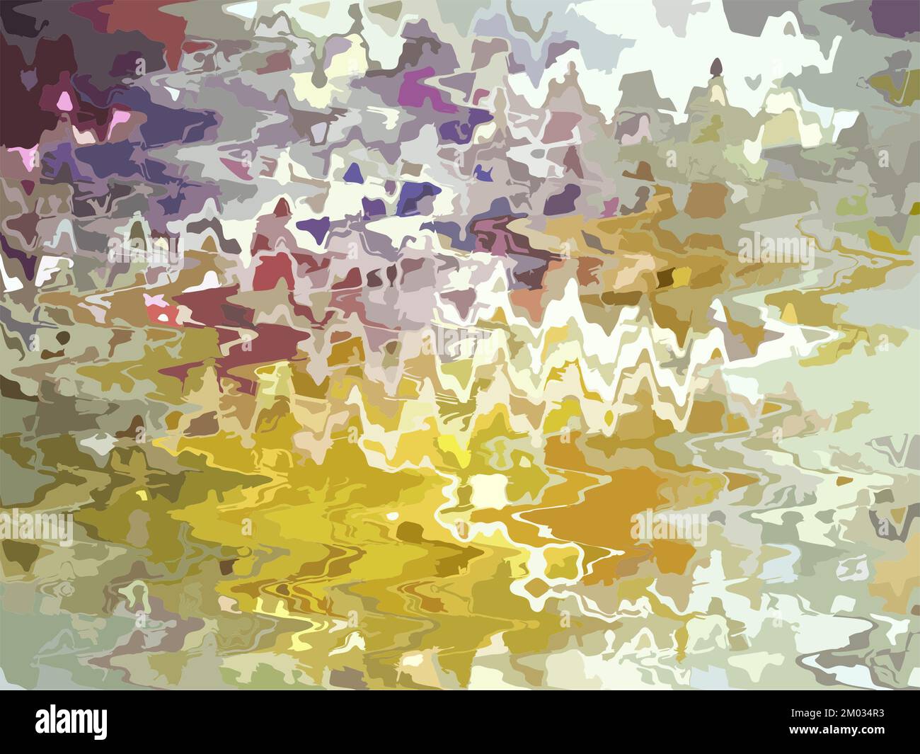 Beautiful New year background multicolored ripples with metallic effect ...