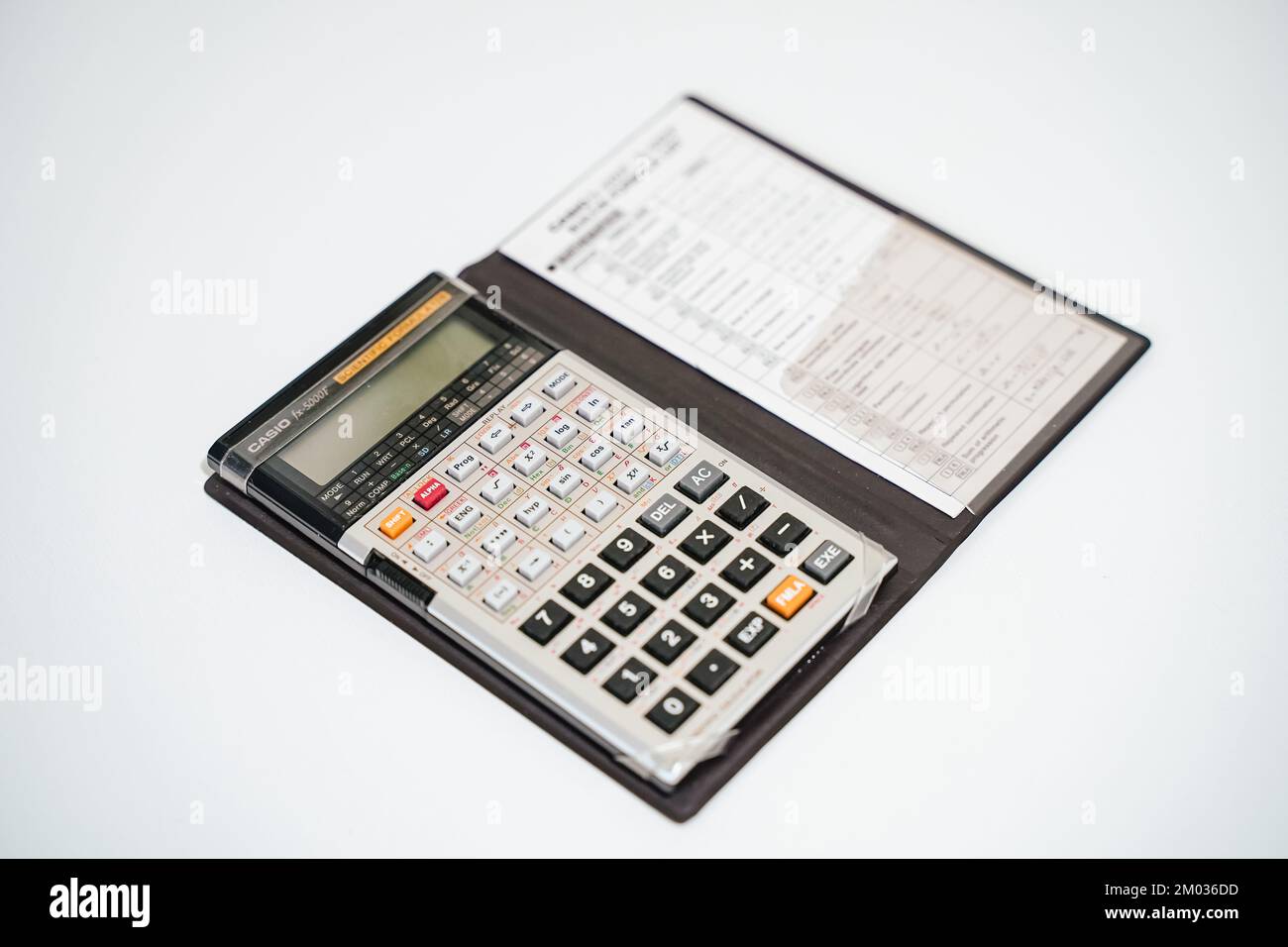 Japanese electronic equipment Casio scientific calculator Stock Photo