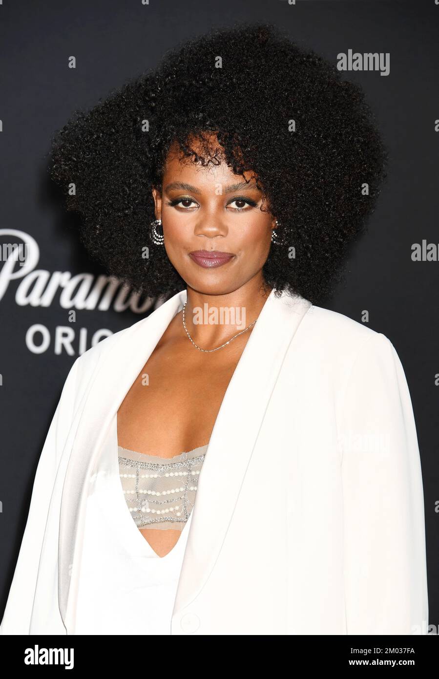 LOS ANGELES, CALIFORNIA - DECEMBER 02: Novi Brown attends the Los Angeles Premiere Of Paramount+'s '1923' at Hollywood American Legion on December 02, Stock Photo