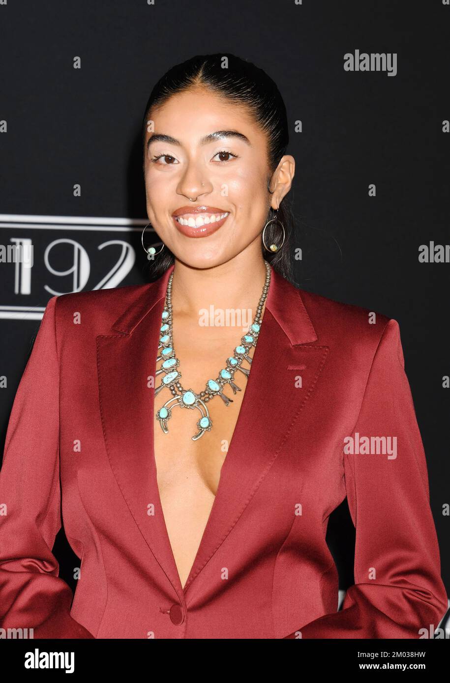 LOS ANGELES, CALIFORNIA - DECEMBER 02: Aminah Nieves attends the Los