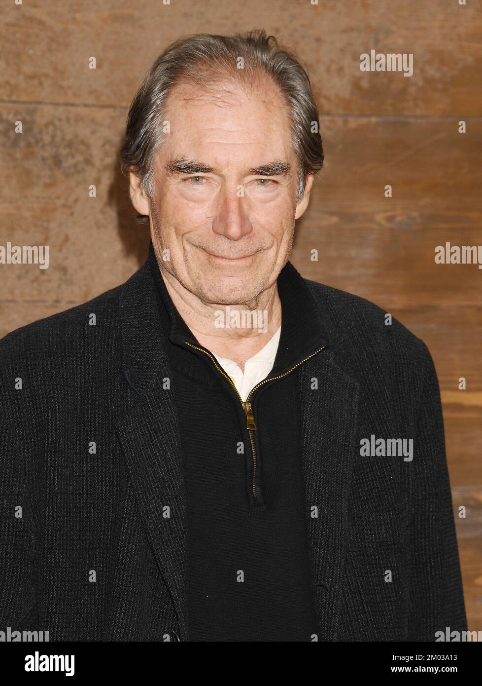 LOS ANGELES, CALIFORNIA - DECEMBER 02: Timothy Dalton attends the Los Angeles Premiere Of Paramount+'s '1923' at Hollywood American Legion on December Stock Photo
