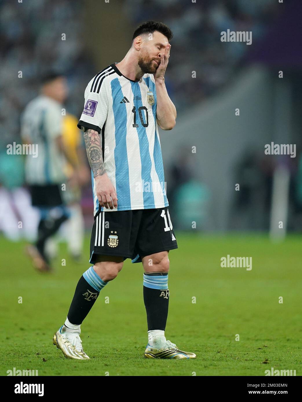 Messi Round Argentina's Lionel Messi during the FIFA World Cup round of 16 match at ...