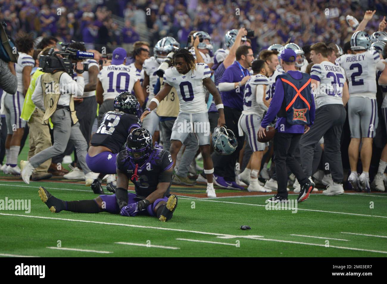 December 03, 2022: TCU Horned Frogs linebacker Jamoi Hodge #6 upset ...