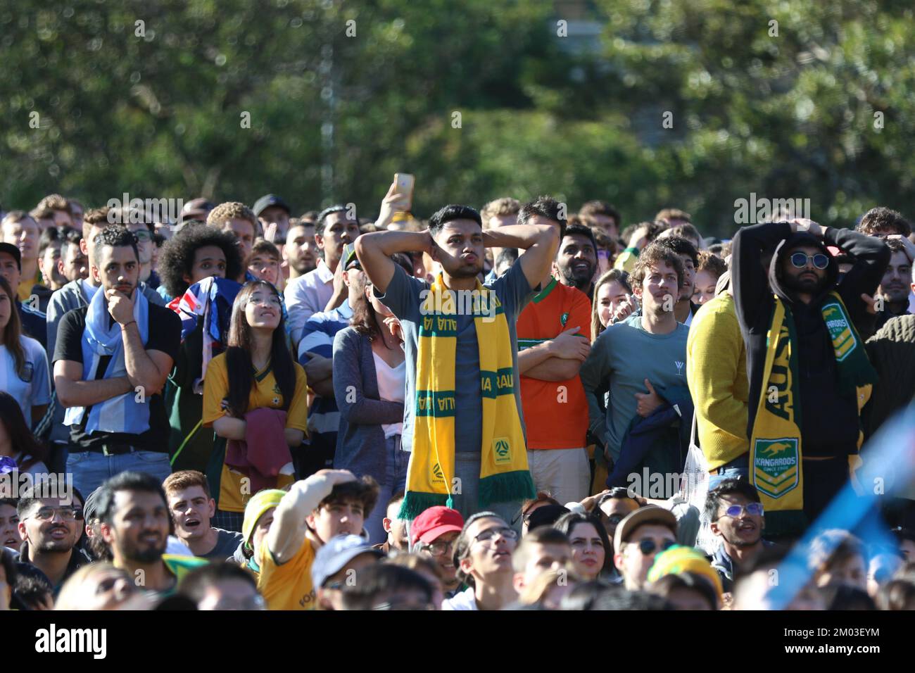 Sydney, Australia. 4th December 2022. Huge crowds attended Tumbalong ...