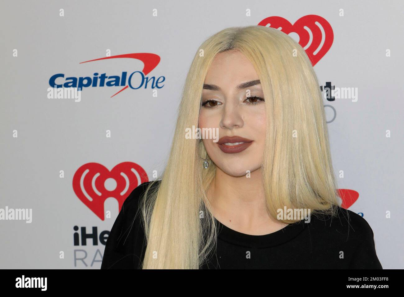 December 2, 2022, Los Angeles, California, USA: LOS ANGELES - DEC 2: Ava Max at the iHeartRadio Jingle Ball at the Kia Forum on December 2, 2022 in Los Angeles, CA (Credit Image: © Nina Prommer/ZUMA Press Wire) Stock Photo