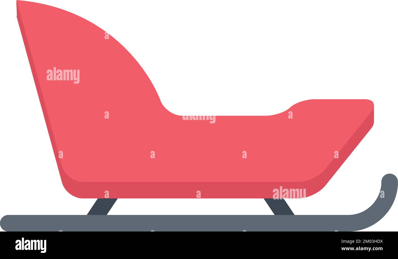 Sled present snow happy Stock Vector Images - Alamy