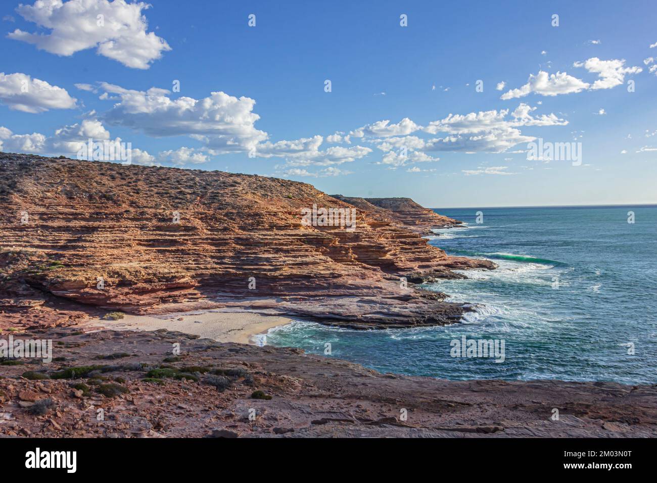 The view of Pot Alley where rugged rock cliff meets the Indian Ocean at