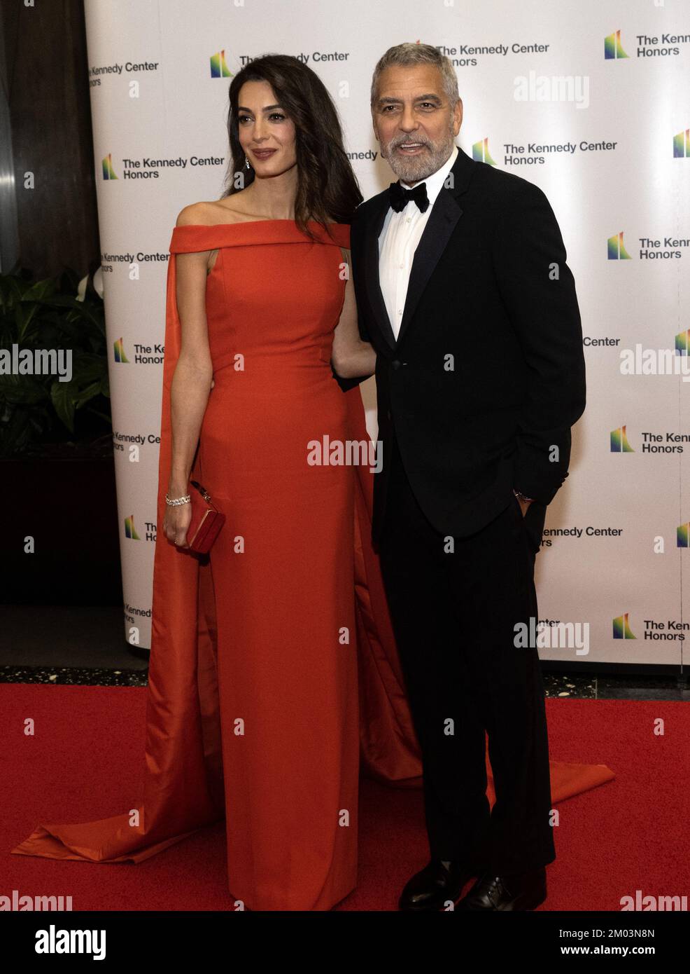 Washington DC, USA. 03rd Dec, 2022. Clooney and his wife, Amal