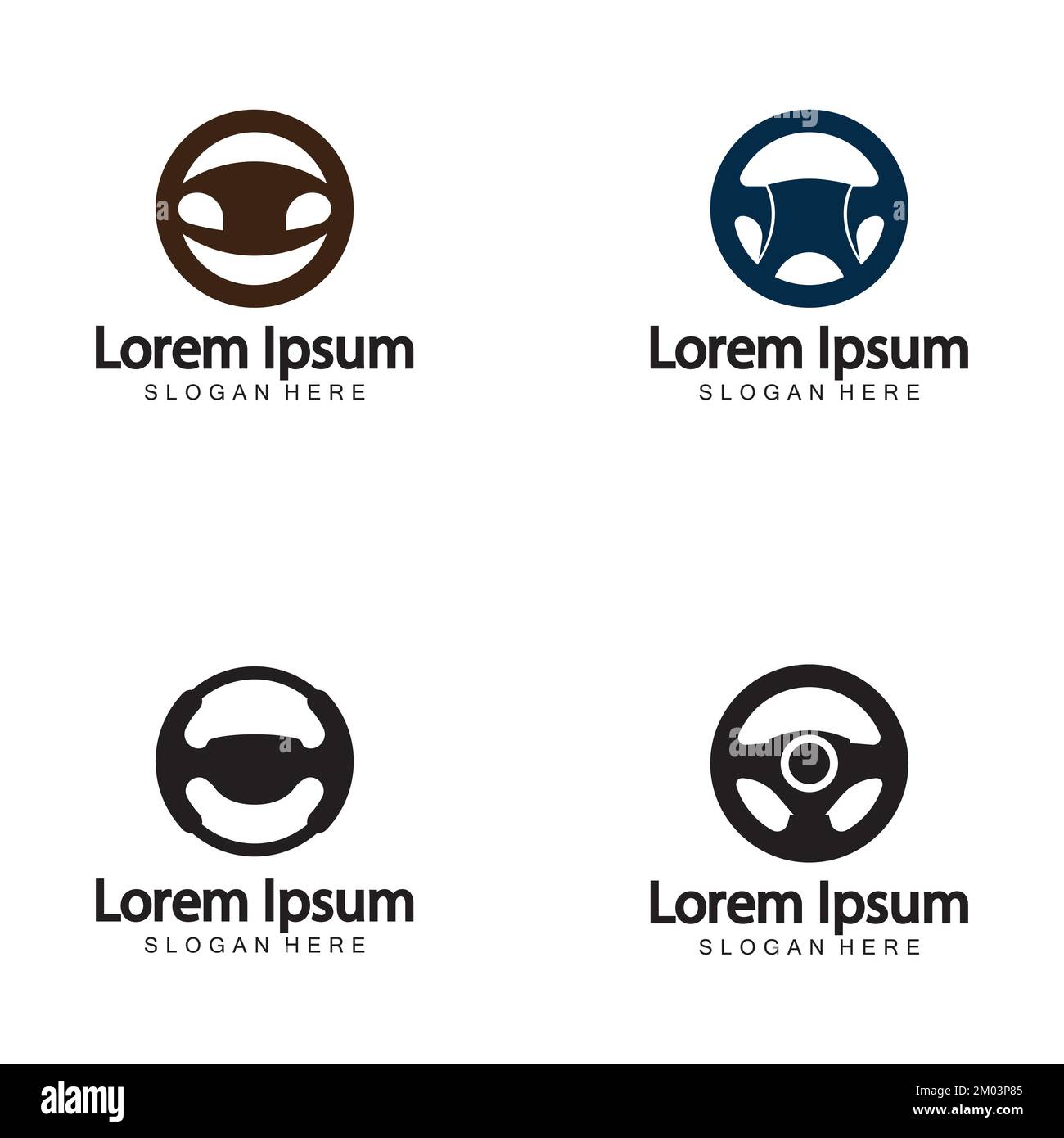 Steering wheel logo. Vector illustration Stock Vector Image & Art Alamy