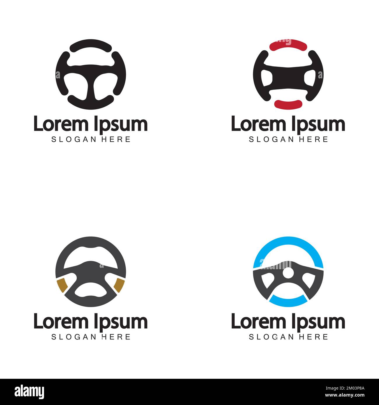 Steering wheel logo. Vector illustration Stock Vector Image & Art Alamy