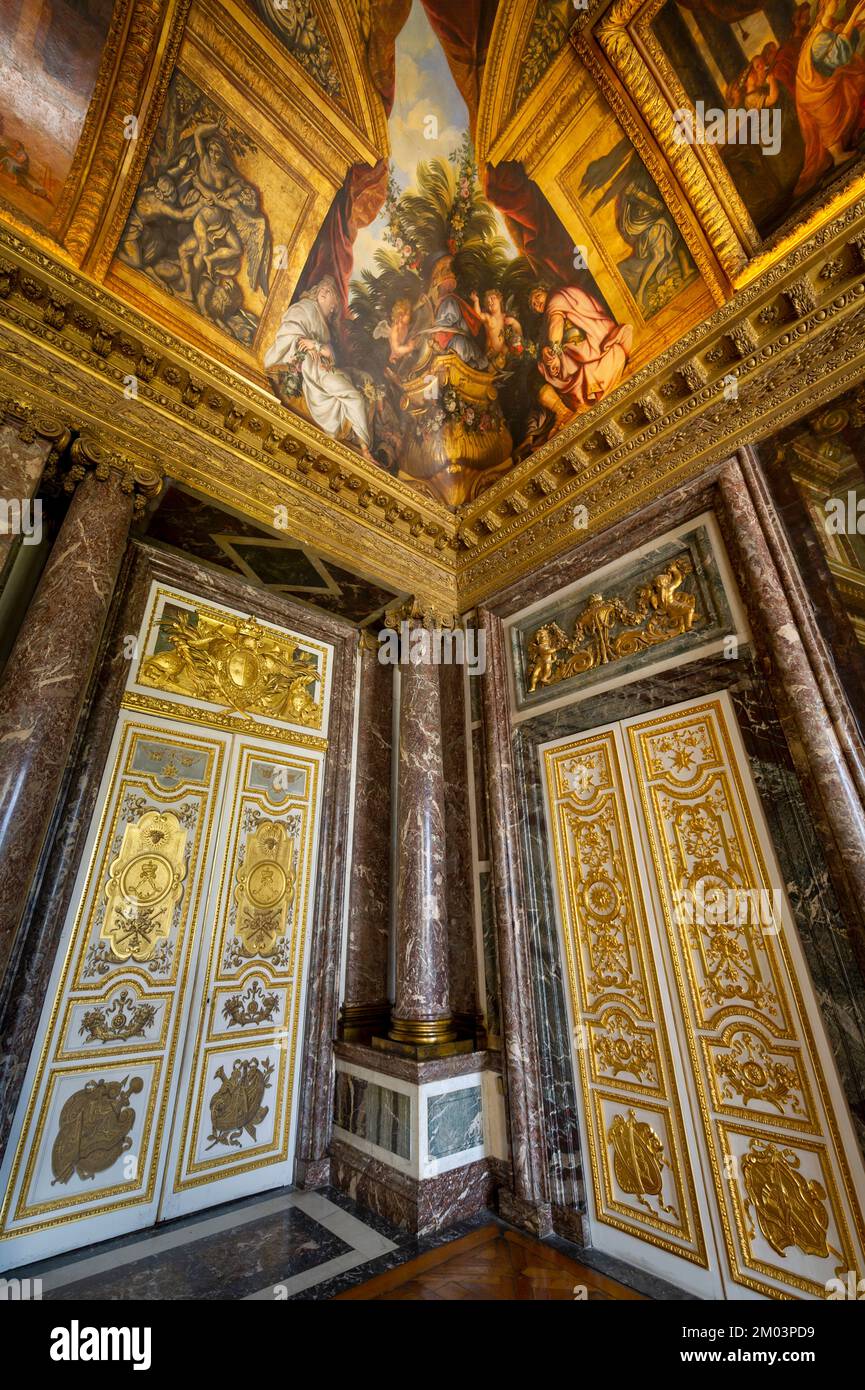 Versailles Palace. Venus room. Stock Photo