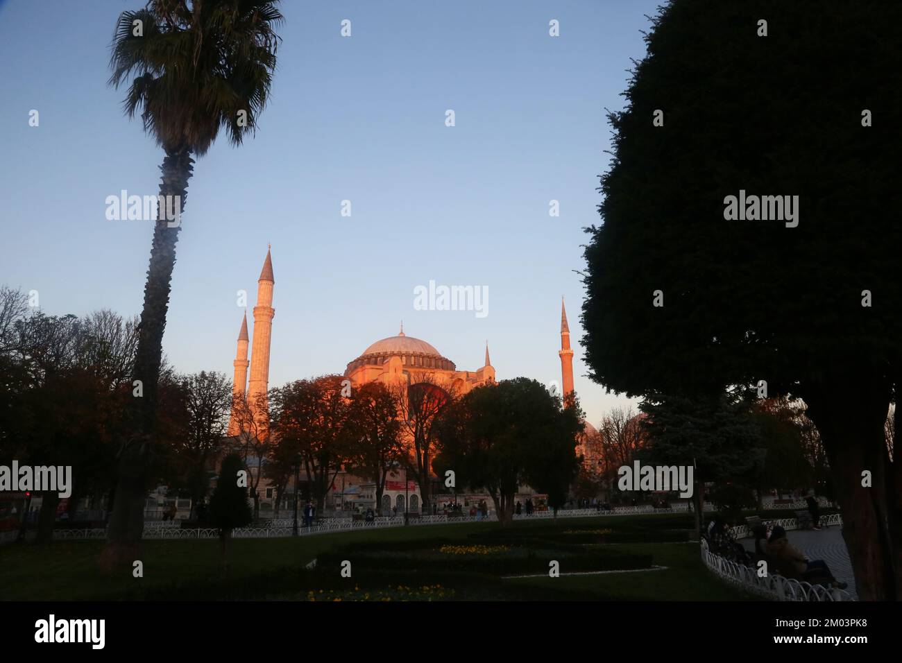 Hagia Sophia (Ayasofya) at Sultanahmet District in Istanbul, Turkey ...