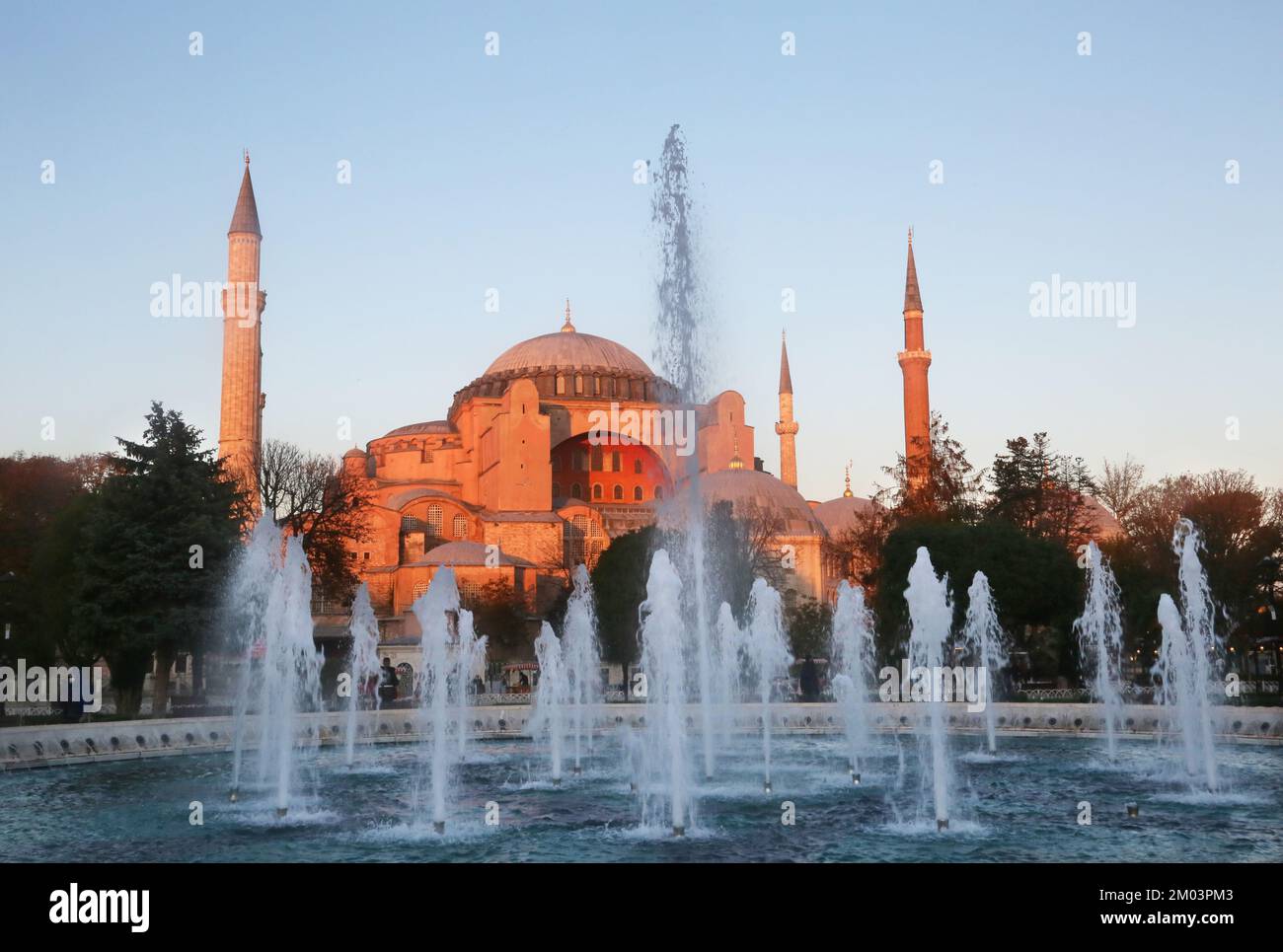 Hagia Sophia (Ayasofya) at Sultanahmet District in Istanbul, Turkey ...