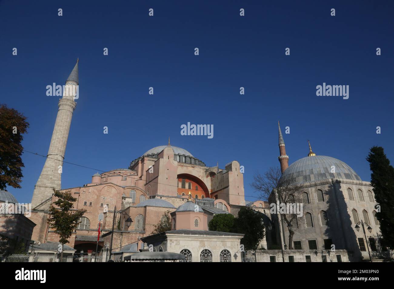 Hagia Sophia (Ayasofya) at Sultanahmet District in Istanbul, Turkey ...