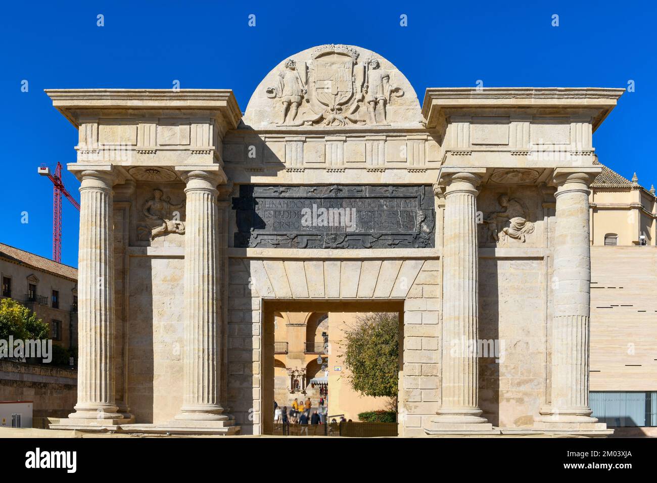 The Puerta del Puente (Spanish "Gate of the Bridge") is a Renaissance