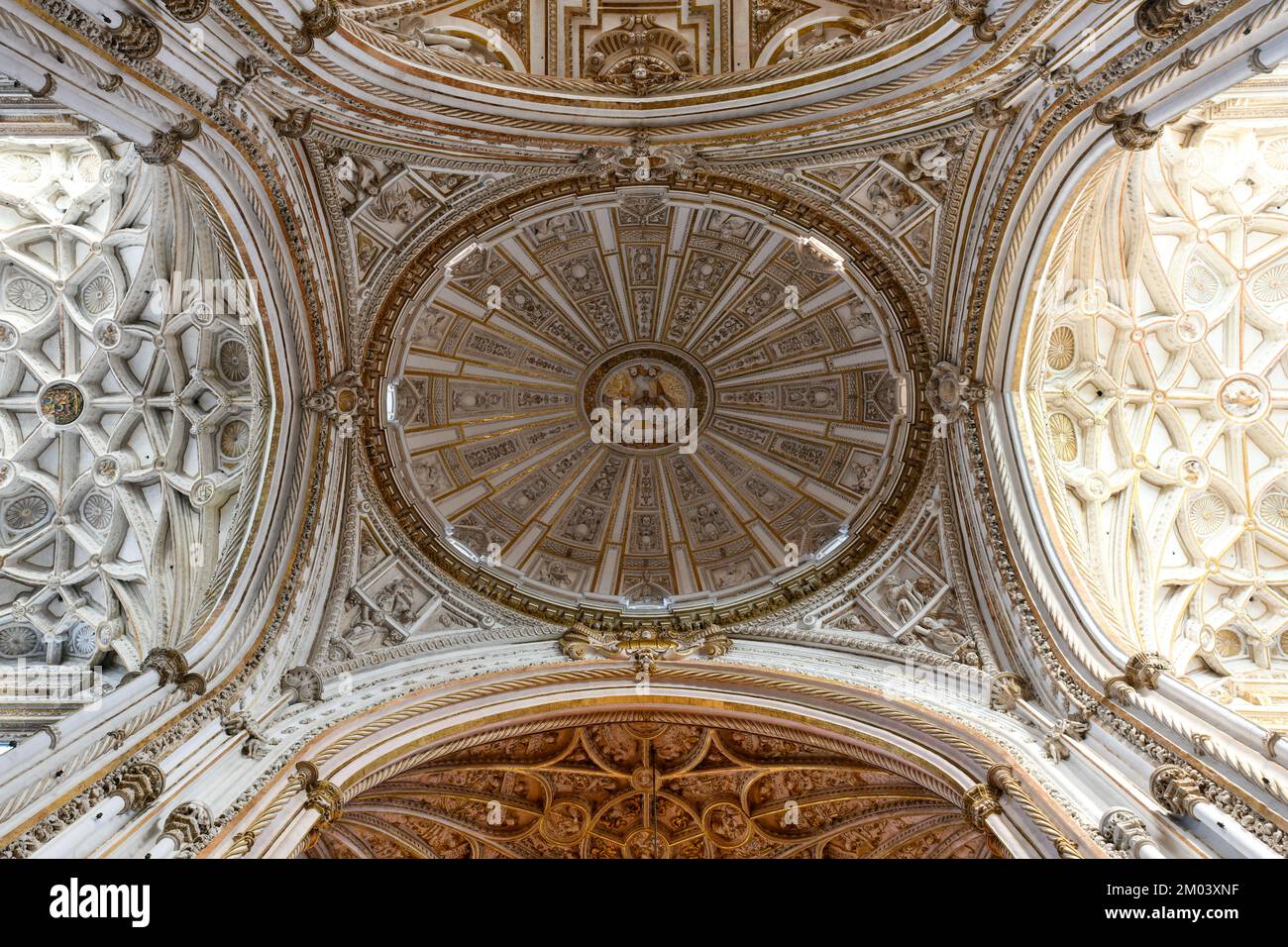 Cordoba, Spain - Nov 28, 2021: Cathedral Mosque of Cordoba, Spain. the Great Mosque of Cordoba is one of the oldest structures still standing from the Stock Photo
