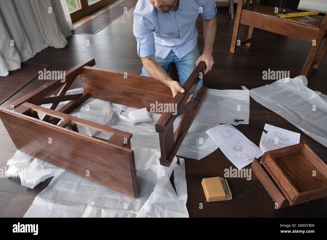 Putting together furniture hires stock photography and images Alamy