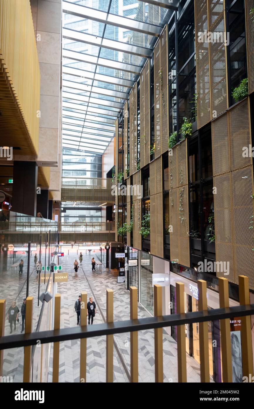 Interior of modern Shopping Mall ,Auckland, North Island, New Zealand