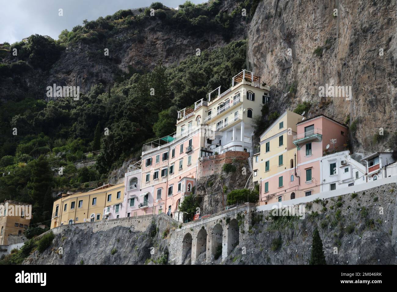 View of Amalfi ancient maritime republic, Italy Stock Photo