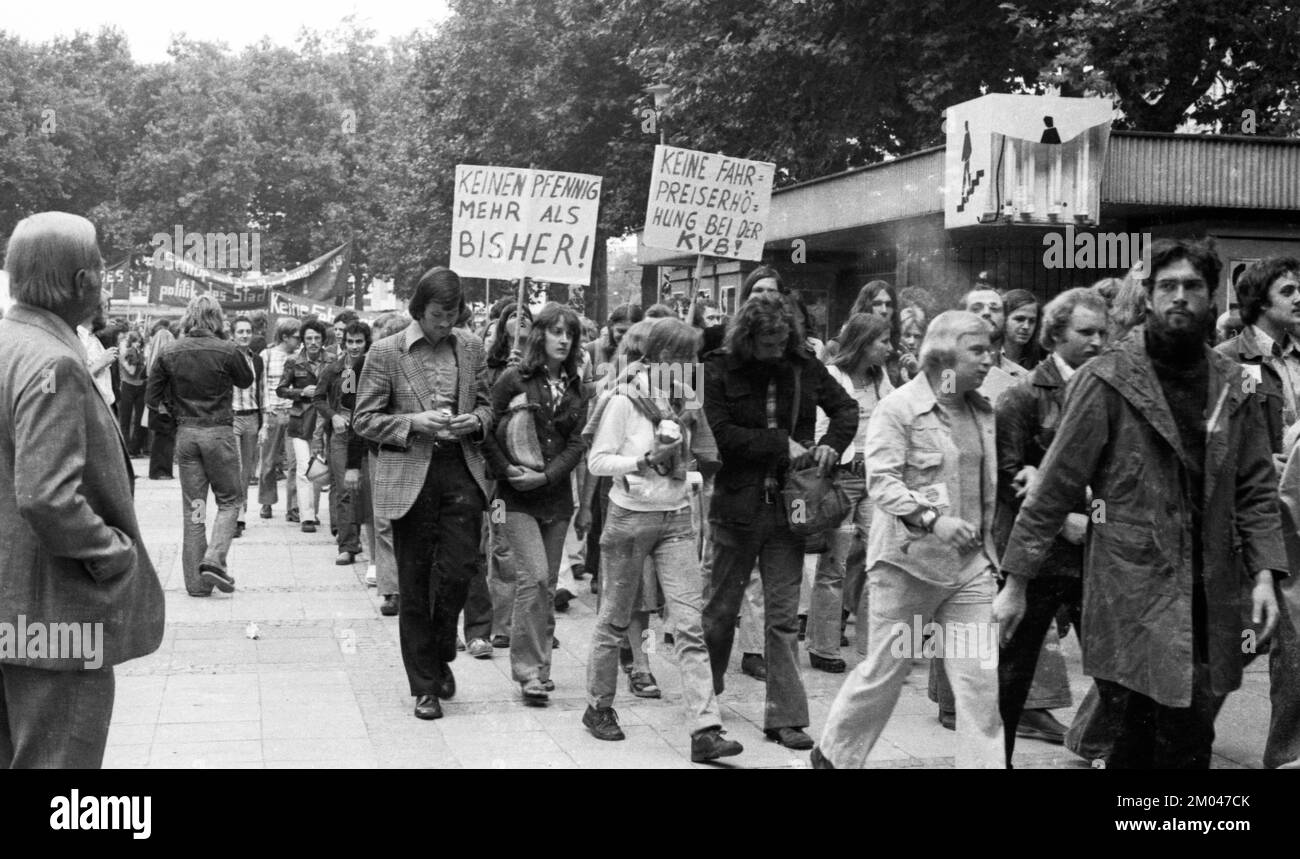 Demonstration of the Communist League of West Germany (KBW) against