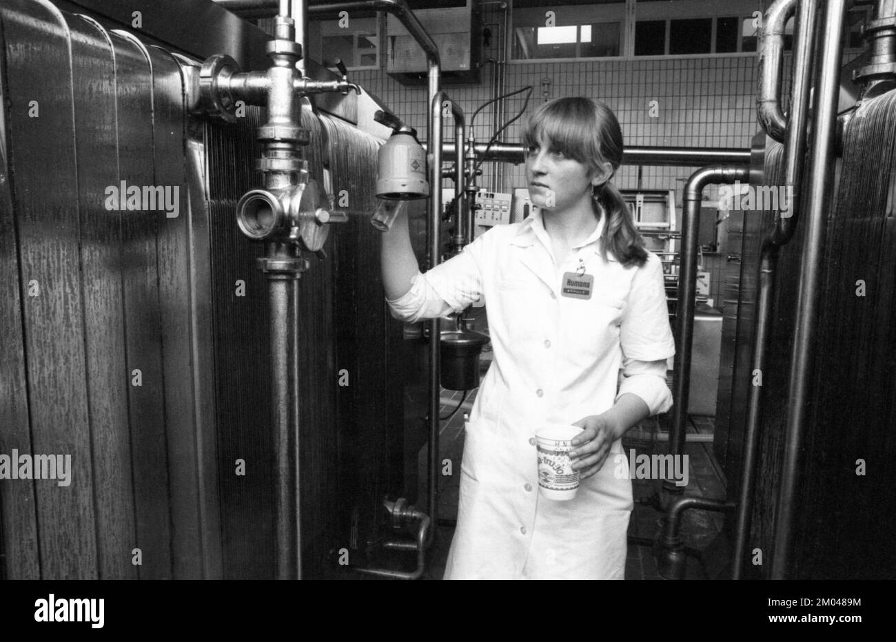 The work of the Westmilch dairy in the production of butter on 28.05.