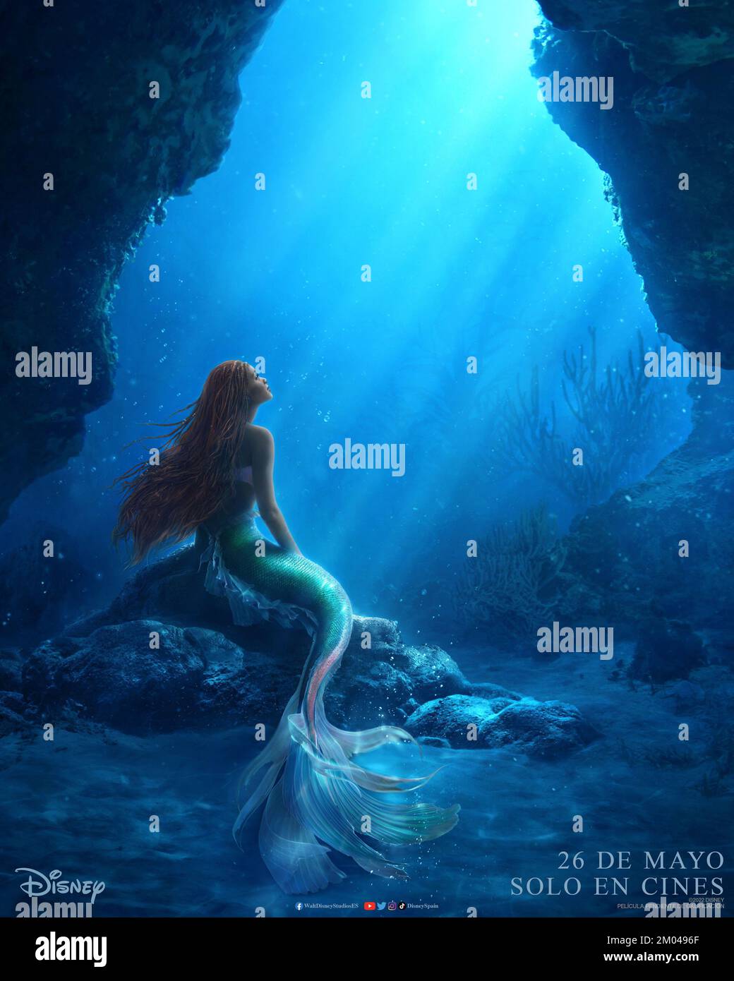 HALLE BAILEY in THE LITTLE MERMAID (2023), directed by ROB MARSHALL. Credit: WALT DISNEY PICTURES / Album Stock Photo
