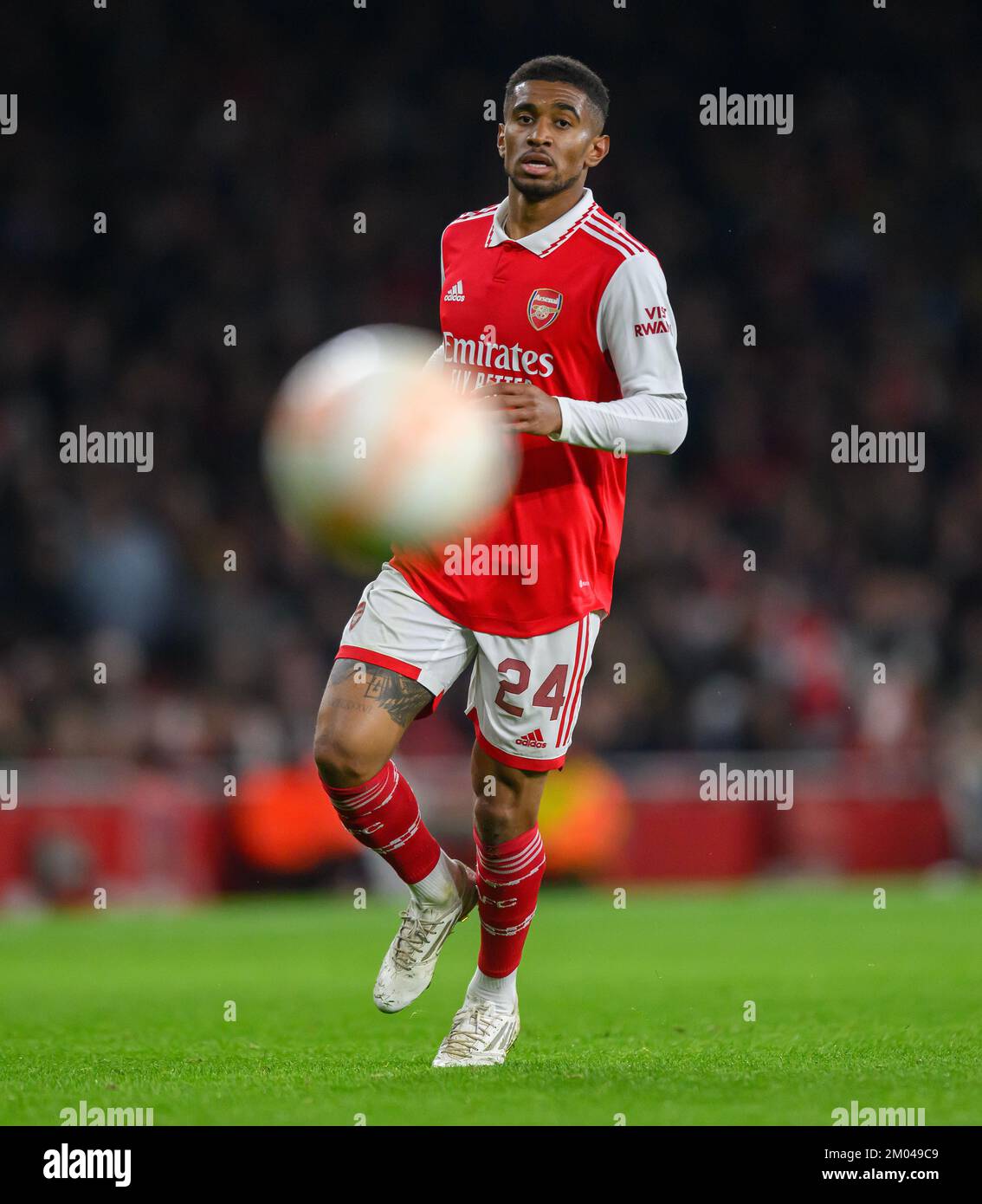 03 Nov 2022 - Arsenal v FC Zurich - UEFA Europa League - Group A - Emirates Stadium   Arsenal's Reiss Nelson during the match against FC Zurich Picture : Mark Pain / Alamy Stock Photo