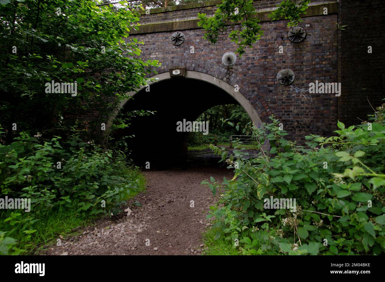 Old Railway access tunnel Stock Photo Alamy