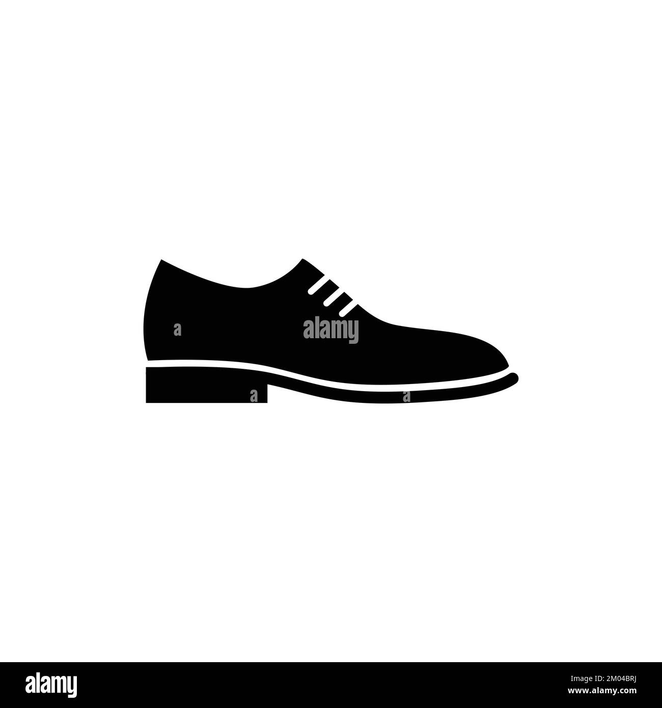Men shoe icon vector symbol. Men's shoes store pictogram. Stock Vector
