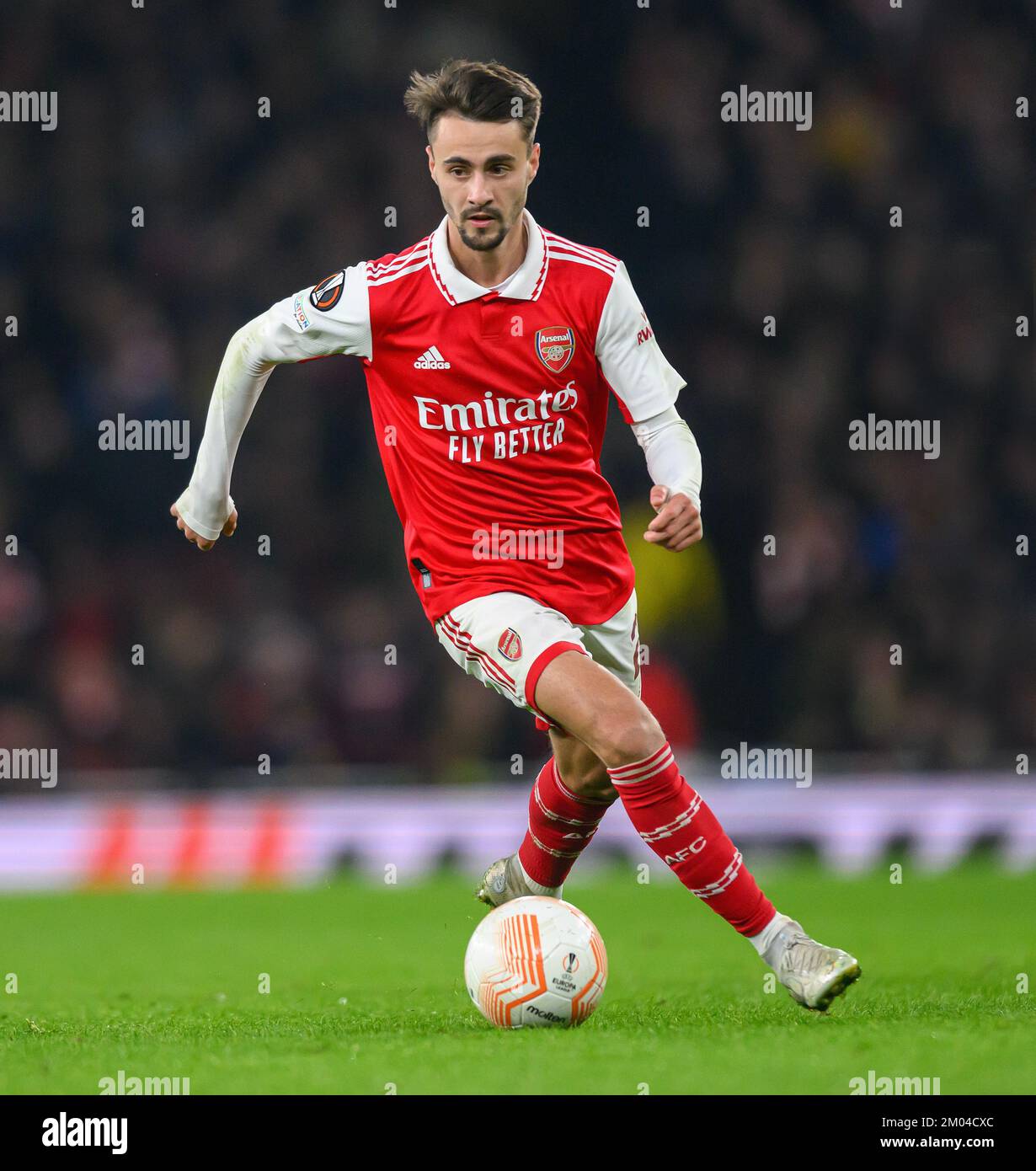 03 Nov 2022 - Arsenal v FC Zurich - UEFA Europa League - Group A - Emirates Stadium   Arsenal's Fabio Vieira during the match against FC Zurich Picture : Mark Pain / Alamy Stock Photo