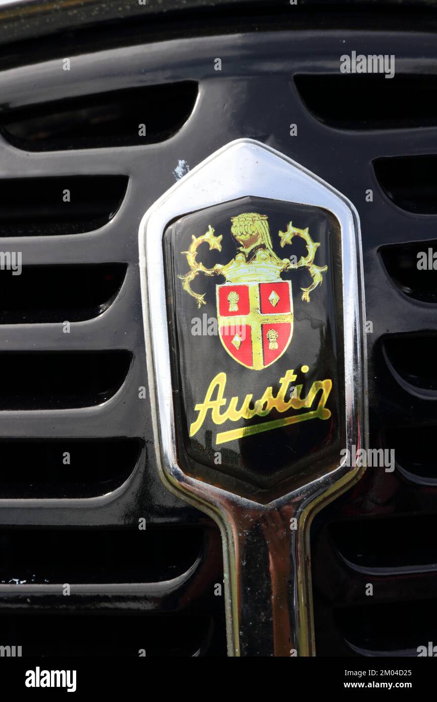Austin car badge Stock Photo