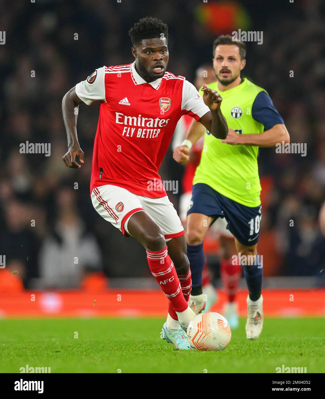 03 Nov 2022 - Arsenal v FC Zurich - UEFA Europa League - Group A - Emirates Stadium   Arsenal's Thomas Partey during the match against FC Zurich Picture : Mark Pain / Alamy Stock Photo