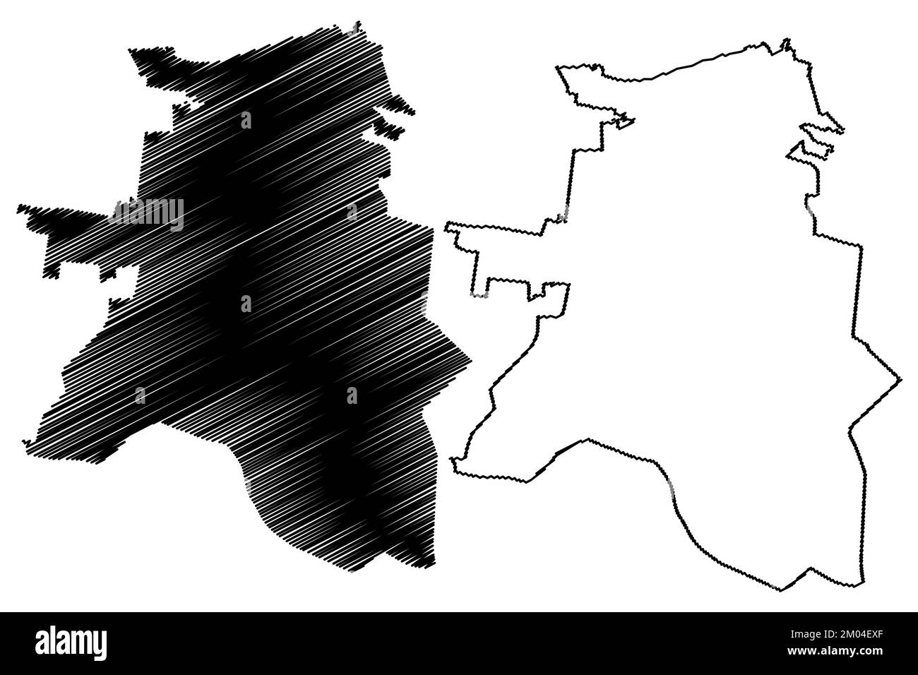 Saltillo mexico map Black and White Stock Photos & Images Alamy