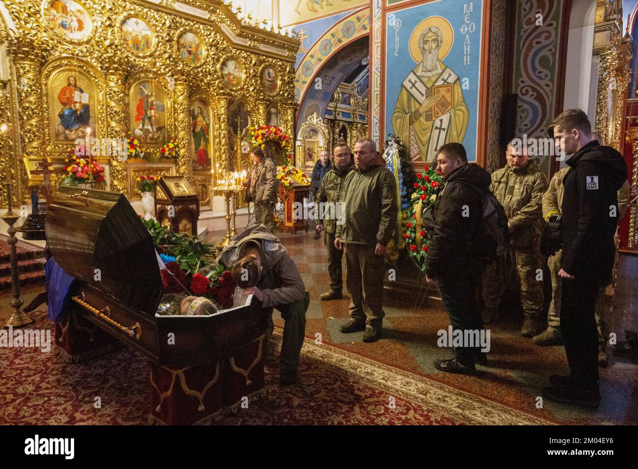 Kyiv, Ukraine. 26th Nov, 2022. Relatives, Friends And Brothers-in-arms ...