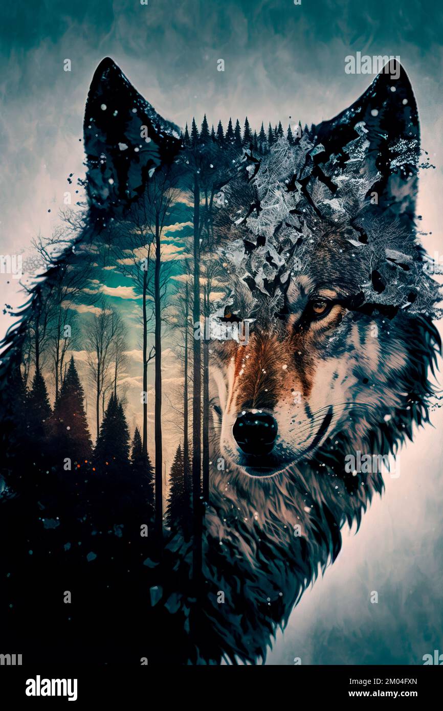 Double exposure image hi-res stock photography and images - Alamy