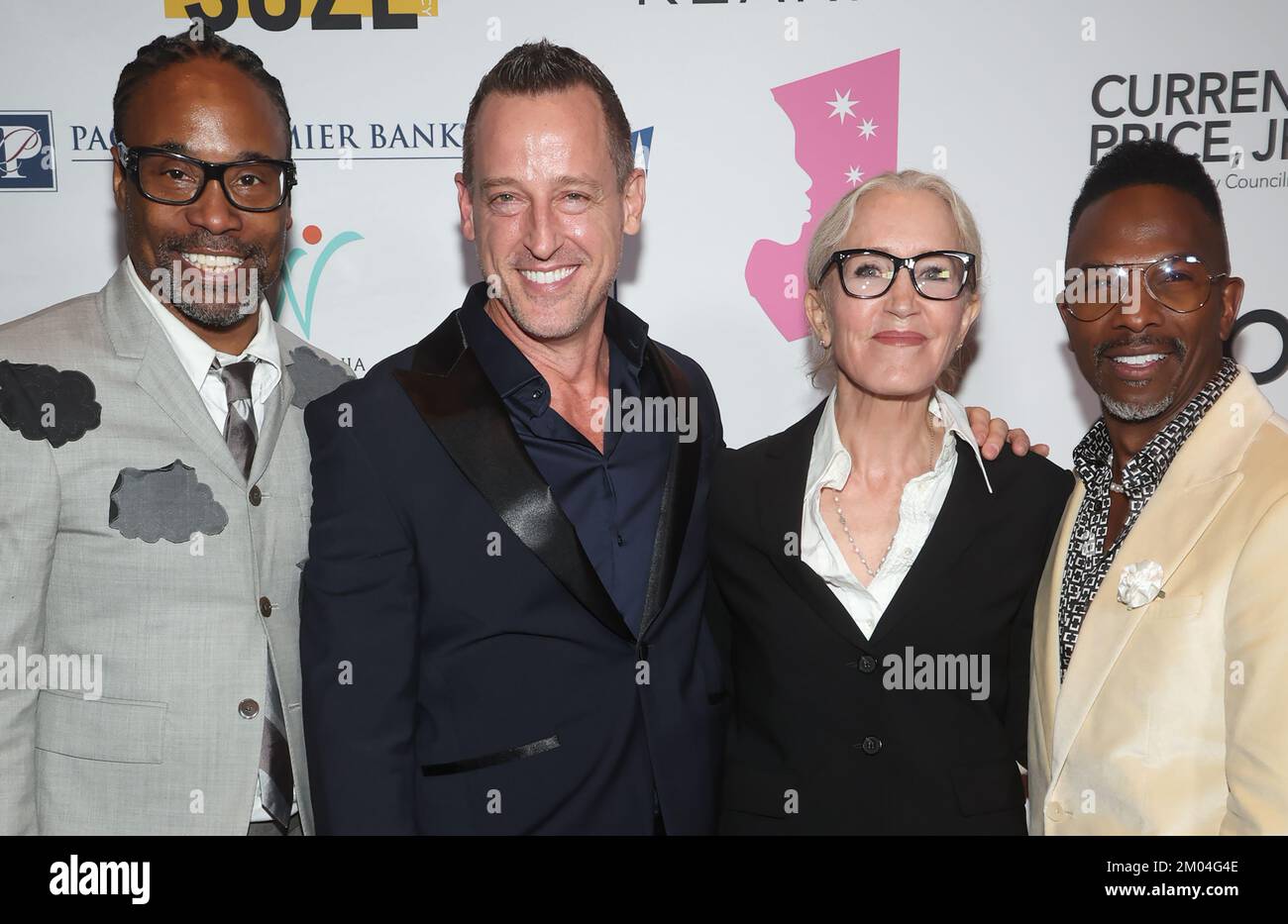 3 December 2022 -Los Angeles, California  -  Billy Porter, Josh Adamson, Felicity Huffman,r, Ron Kellum. A New Way of Life Charity Gala  held at Skirball Cultural Center   in Los Angeles. (Credit Image: © Fs/AdMedia via ZUMA Press Wire) Stock Photo