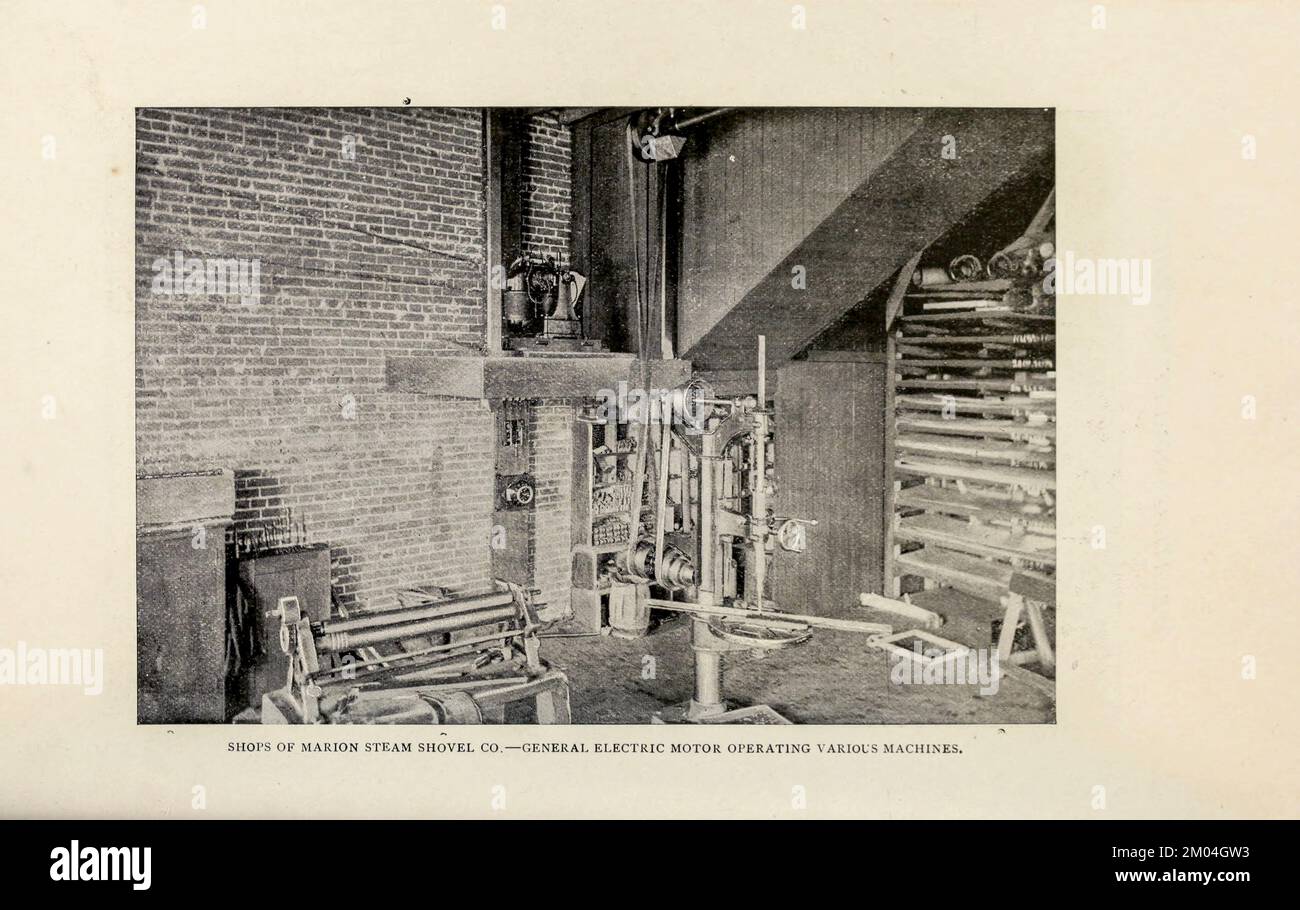 Shops of Marion Steam Shovel Co. General Electric Motor Operating