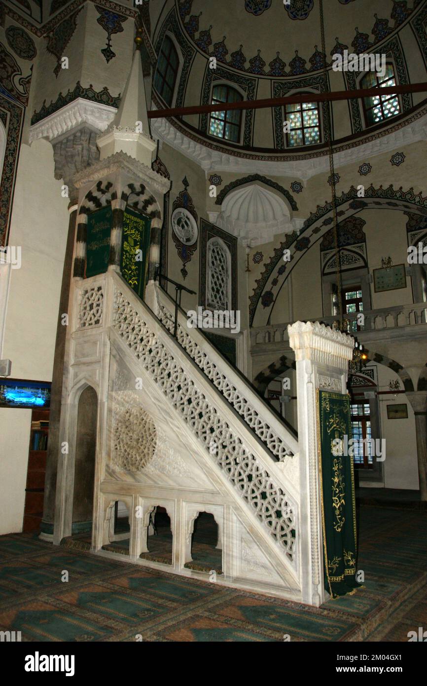 Located in Istanbul, Turkey, the Kara Ahmet Pasha Mosque and Tomb was built in the 16th century by Mimar Sinan. Stock Photo